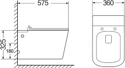 SantiLine Унитаз подвесной SL-5032 – фотография-2